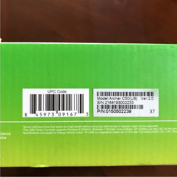 TP-LINK Archer C50 AC1200 Wireless Dual Band Router - Picture 6 of 10